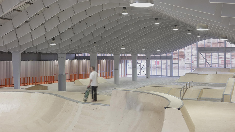skate park Calais by BANG architecture